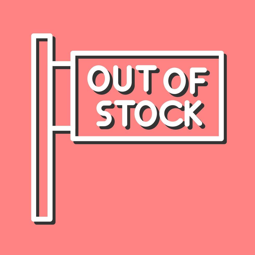 Out of Stock Vector Icon