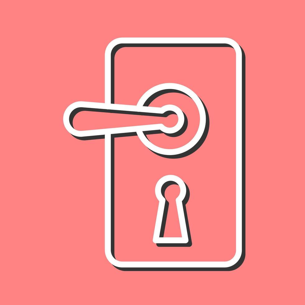 Door Lock Vector Icon