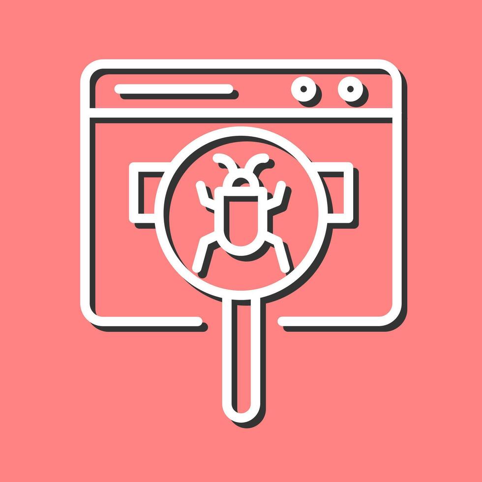 Web Bug Vector Icon