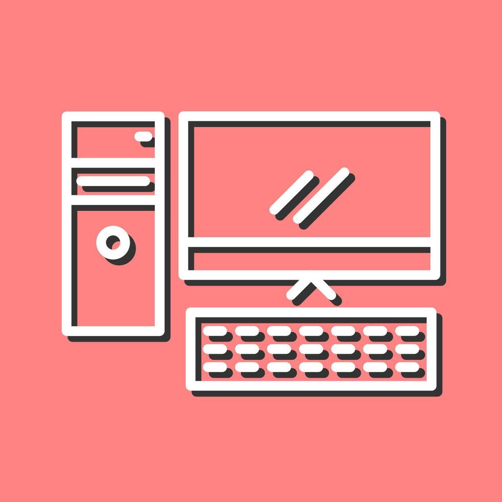 Computer Vector Icon