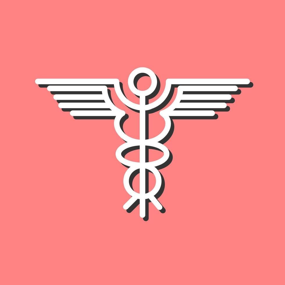 Caduceus Vector Icon