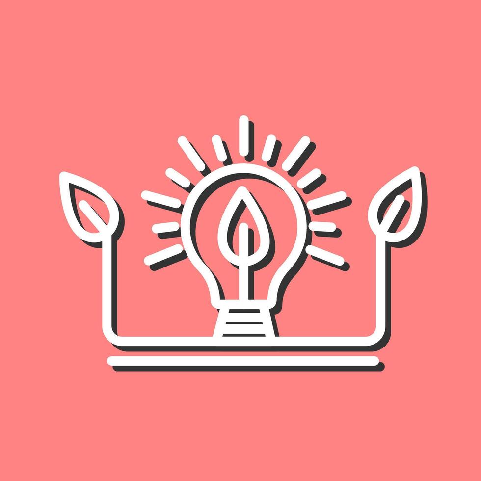 Ecology Bulb Vector Icon