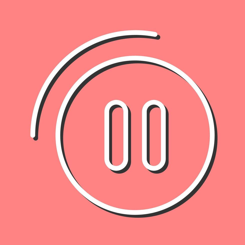 Pause Button Vector Icon
