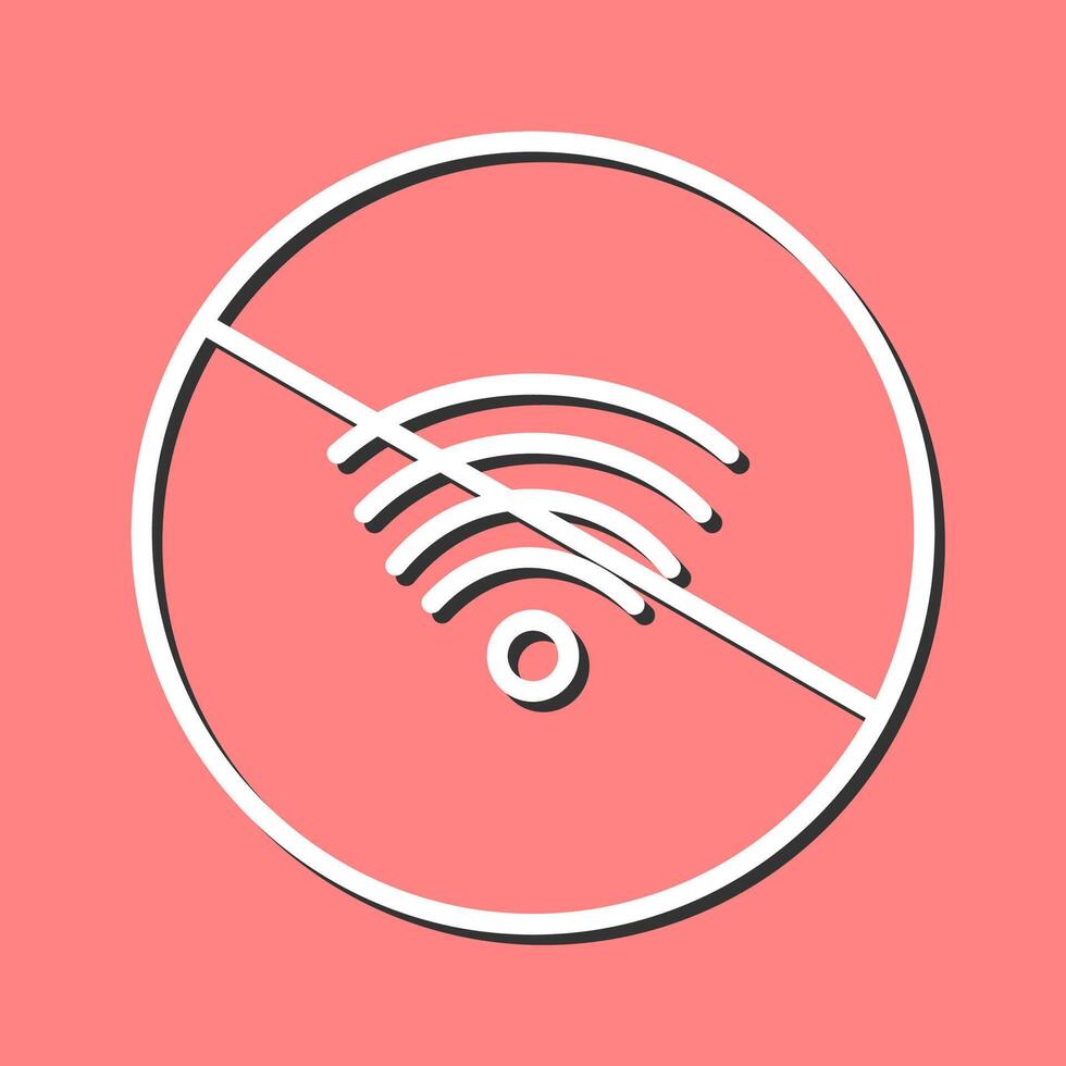 No Wifi Vector Icon