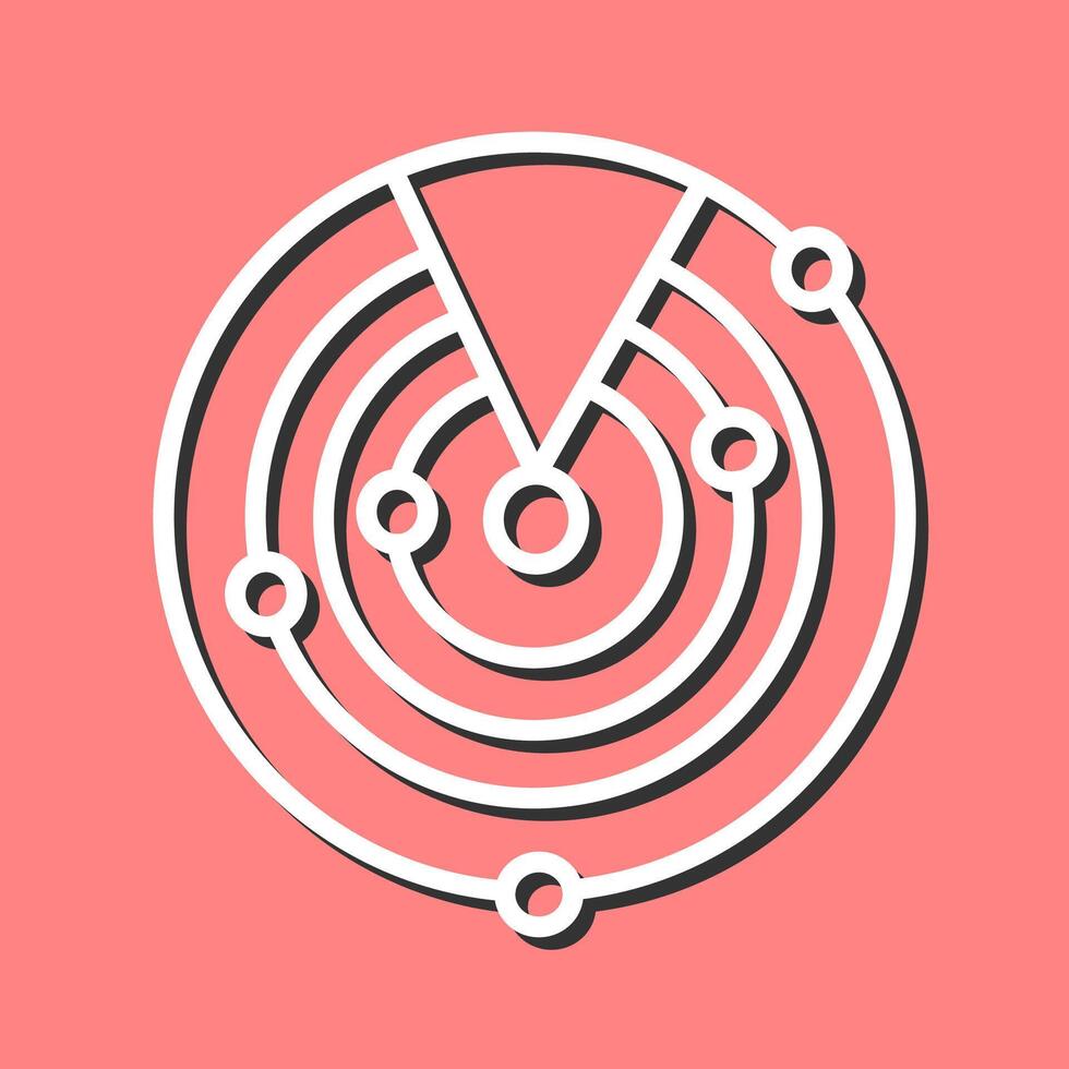 Radar Screen Vector Icon