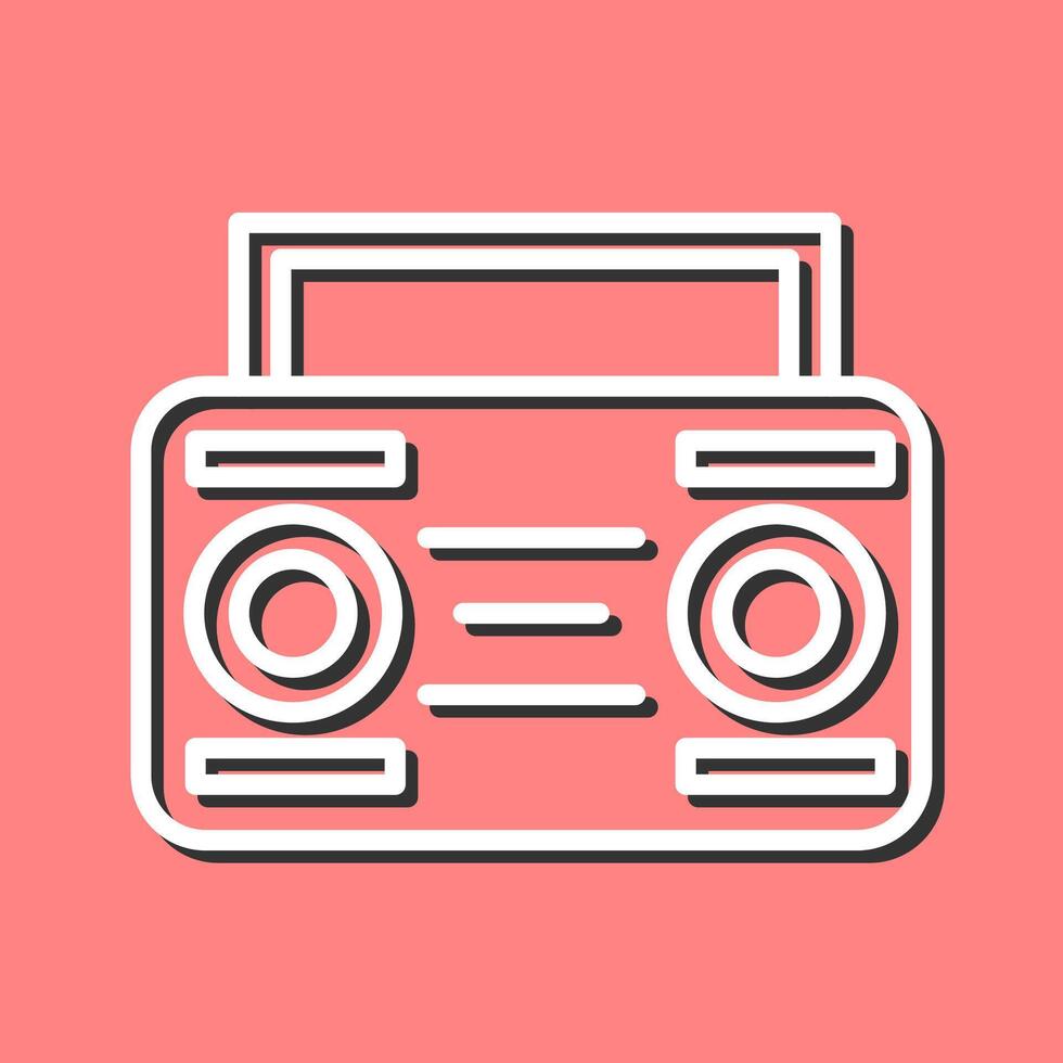 Cassette Player Vector Icon