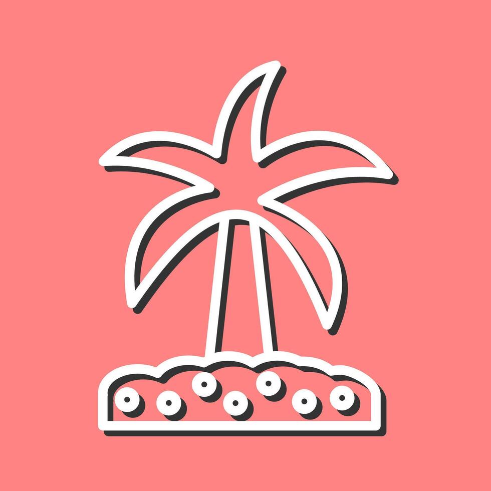 Coconut trees Vector Icon