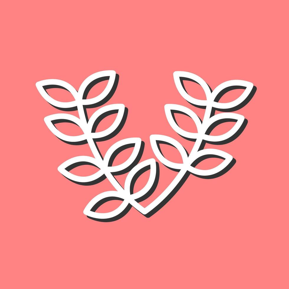 Leaves Wreath Vector Icon
