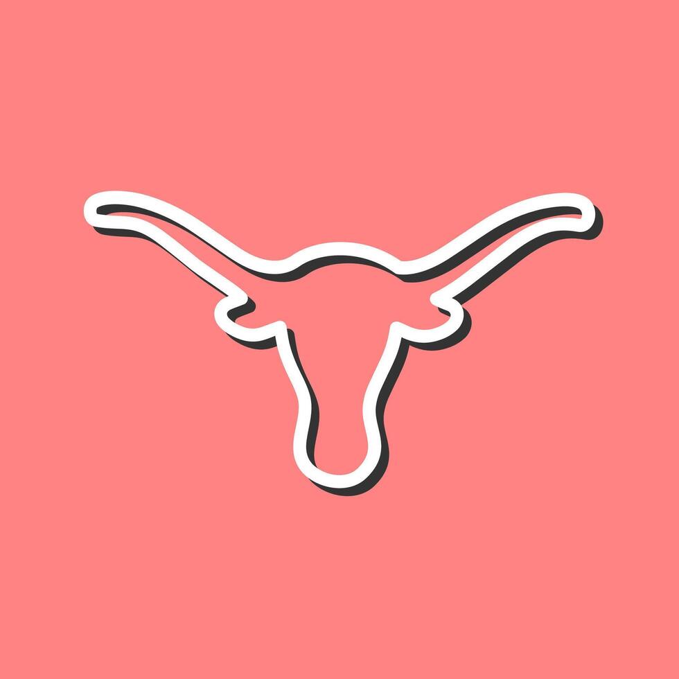 Bull Horns Vector Icon
