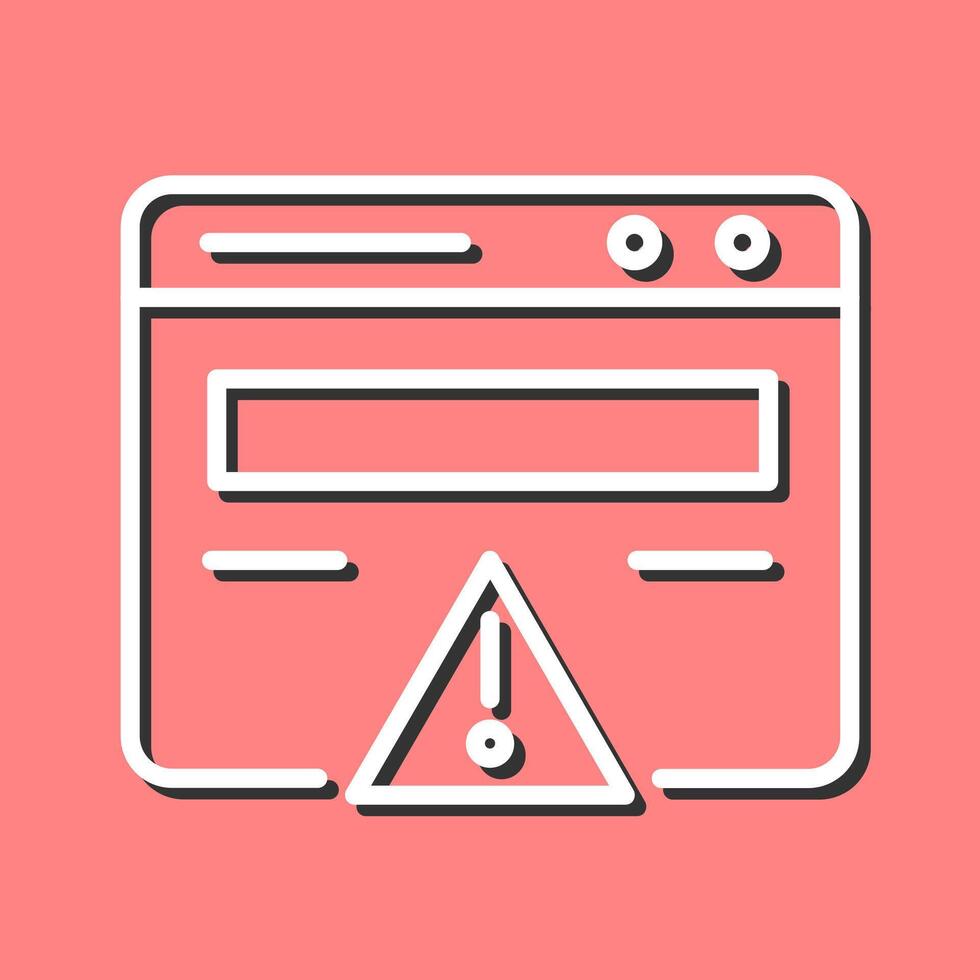 Web Error Vector Icon