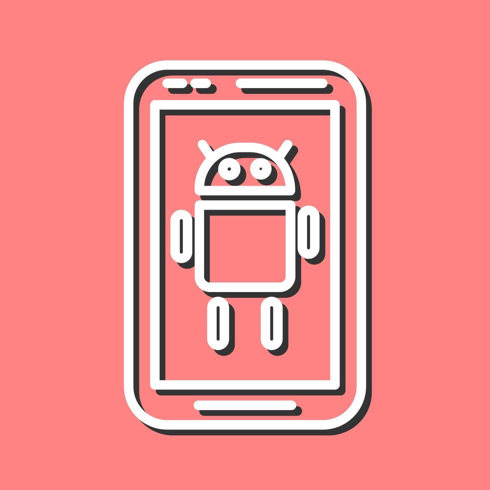 icono de vector de Android