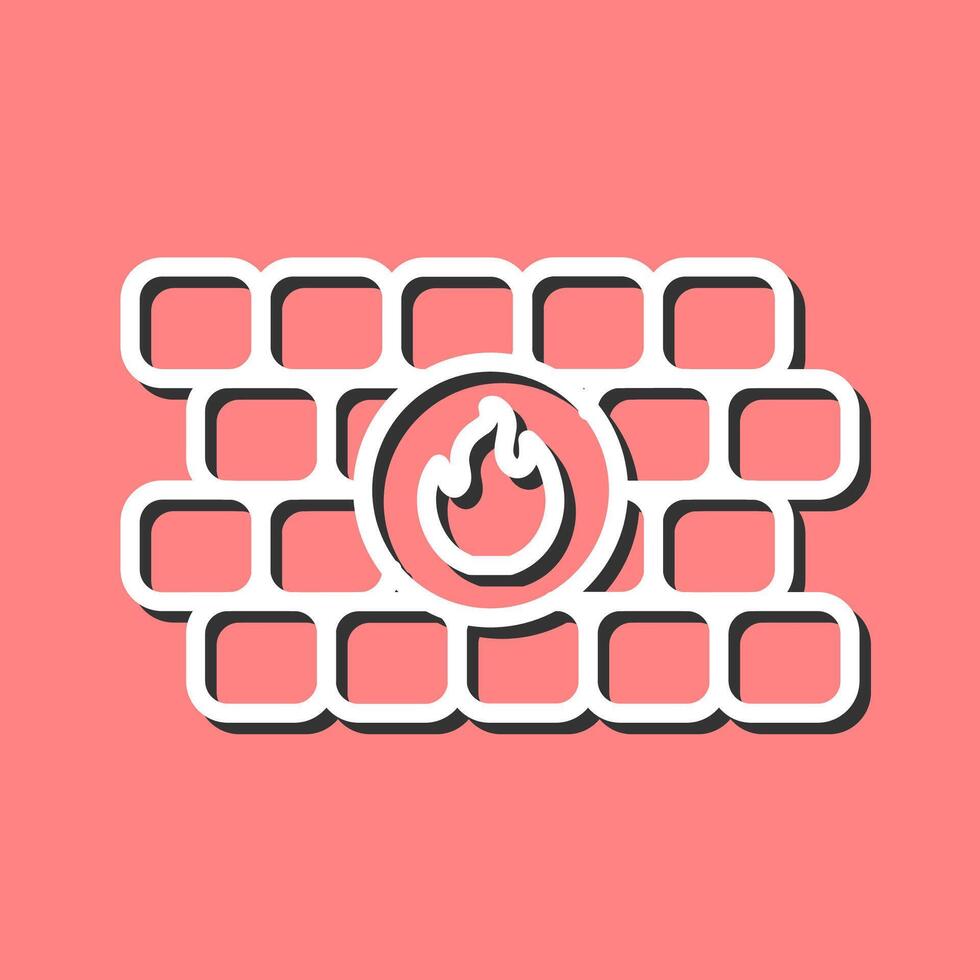 FireWall Vector Icon