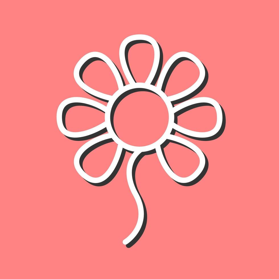 icono de vector de flores pequeñas