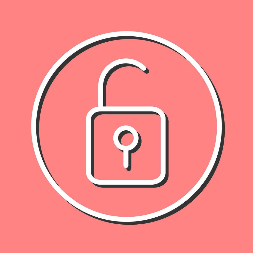 Open Lock II Vector Icon