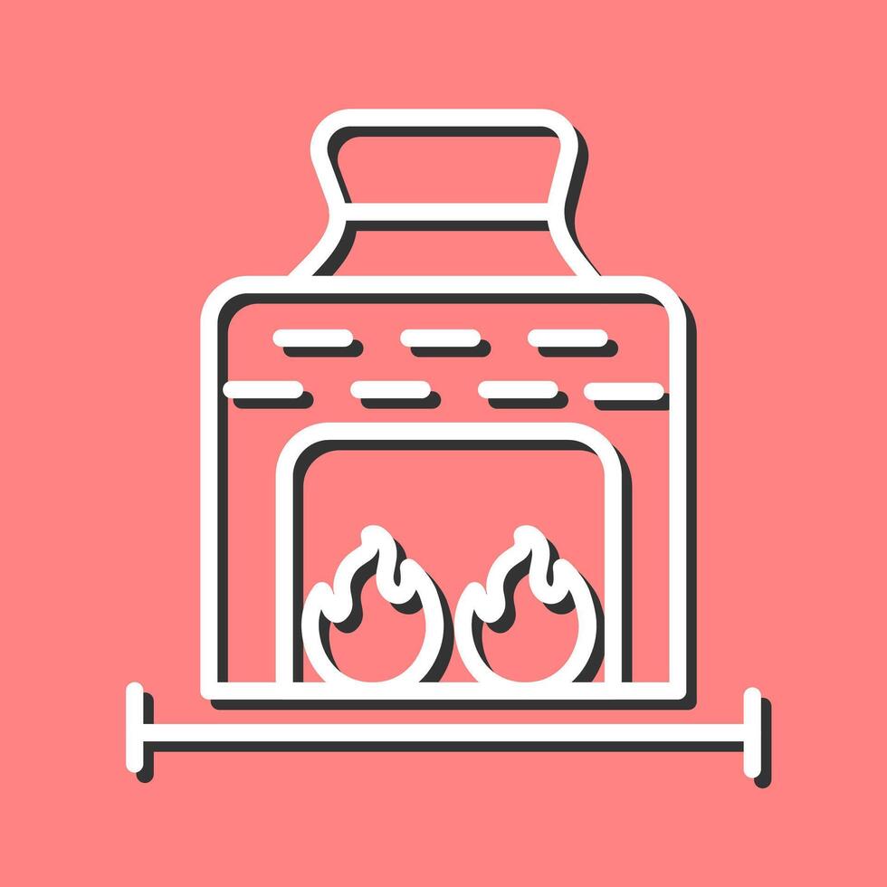 Coal Furnace Vector Icon