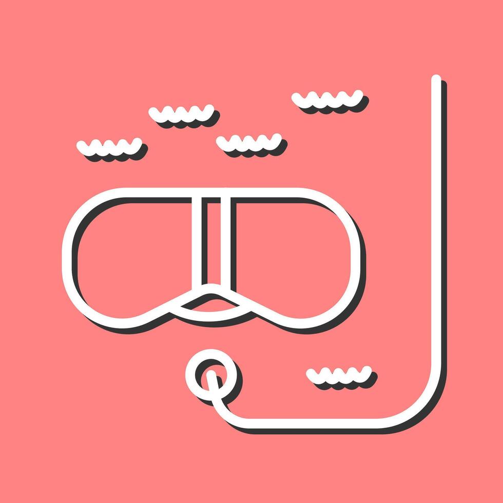 Snorkeling Vector Icon