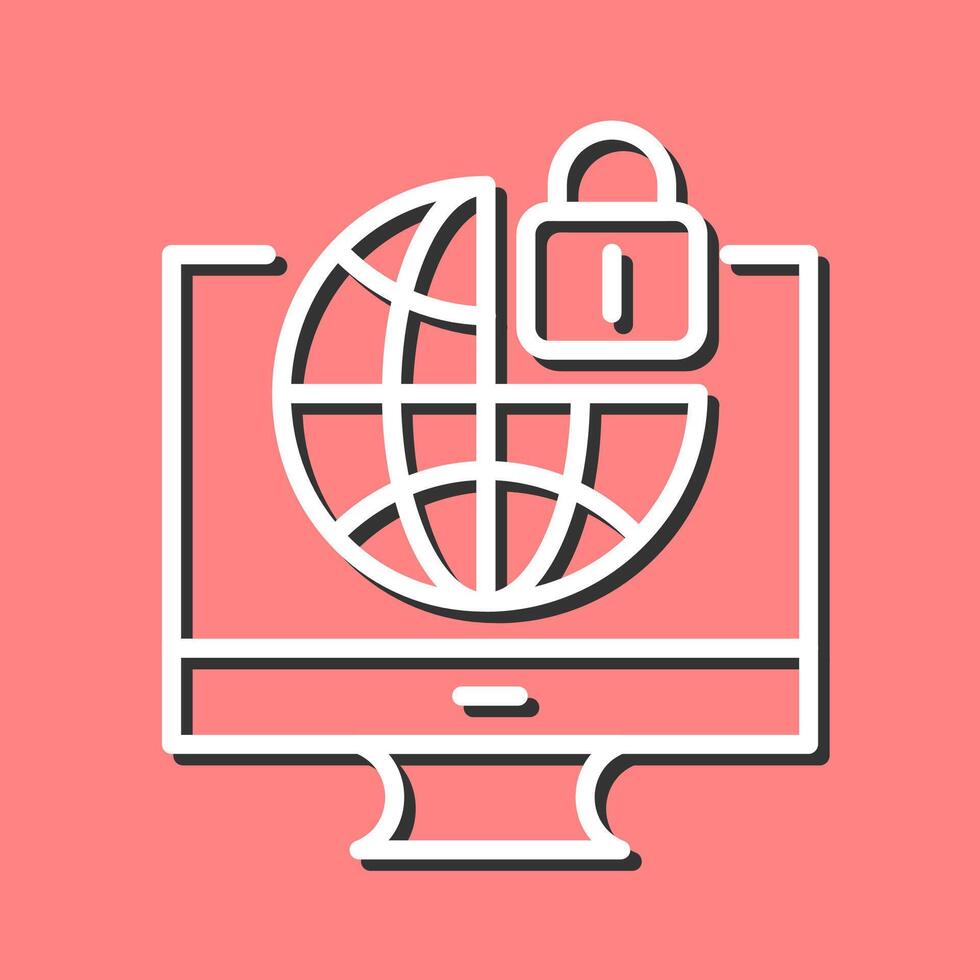 Internet Security Vector Icon