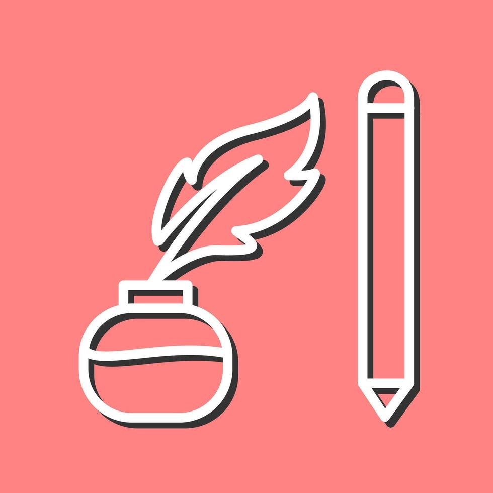 Writing Equipment Vector Icon
