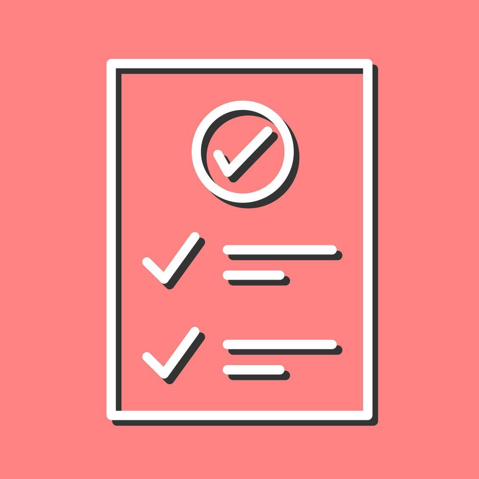 Check Up List Vector Icon