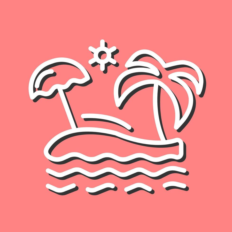 Beach Vector Icon