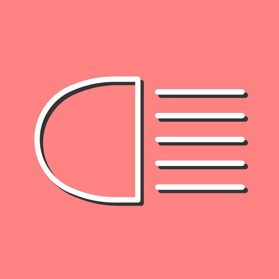 Headlight Vector Icon