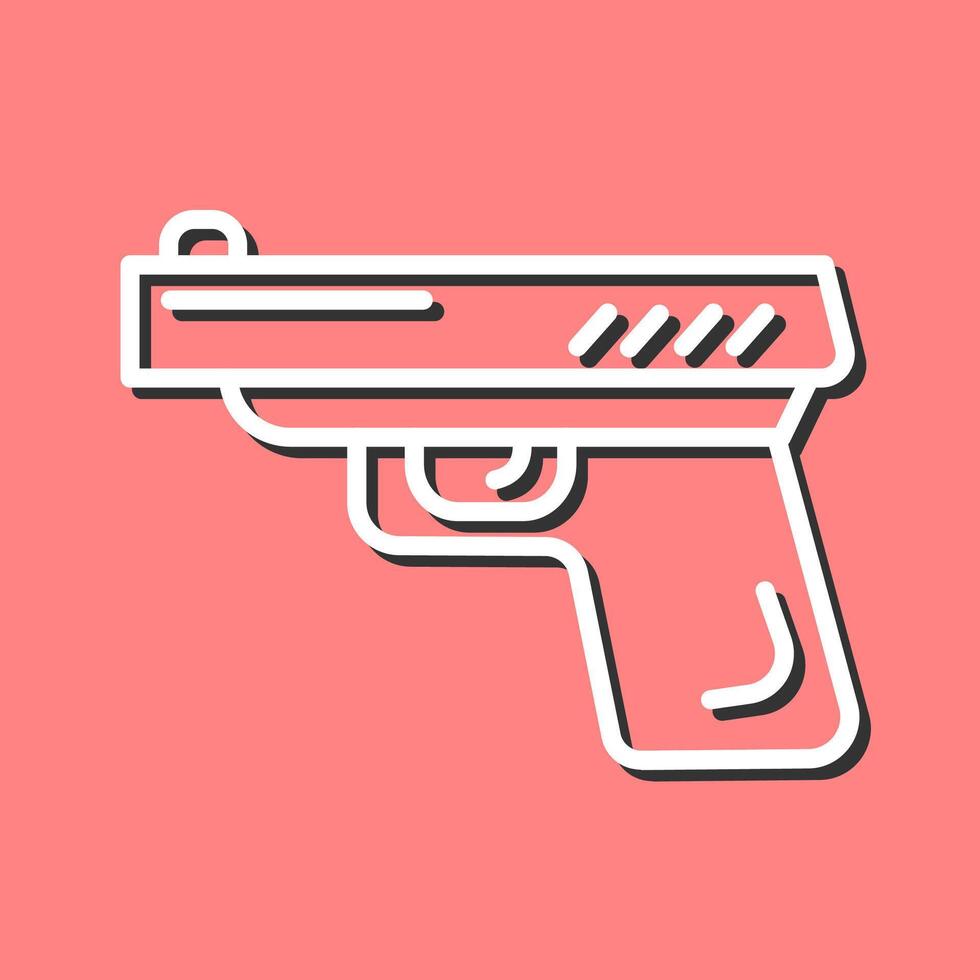 icono de vector de pistola