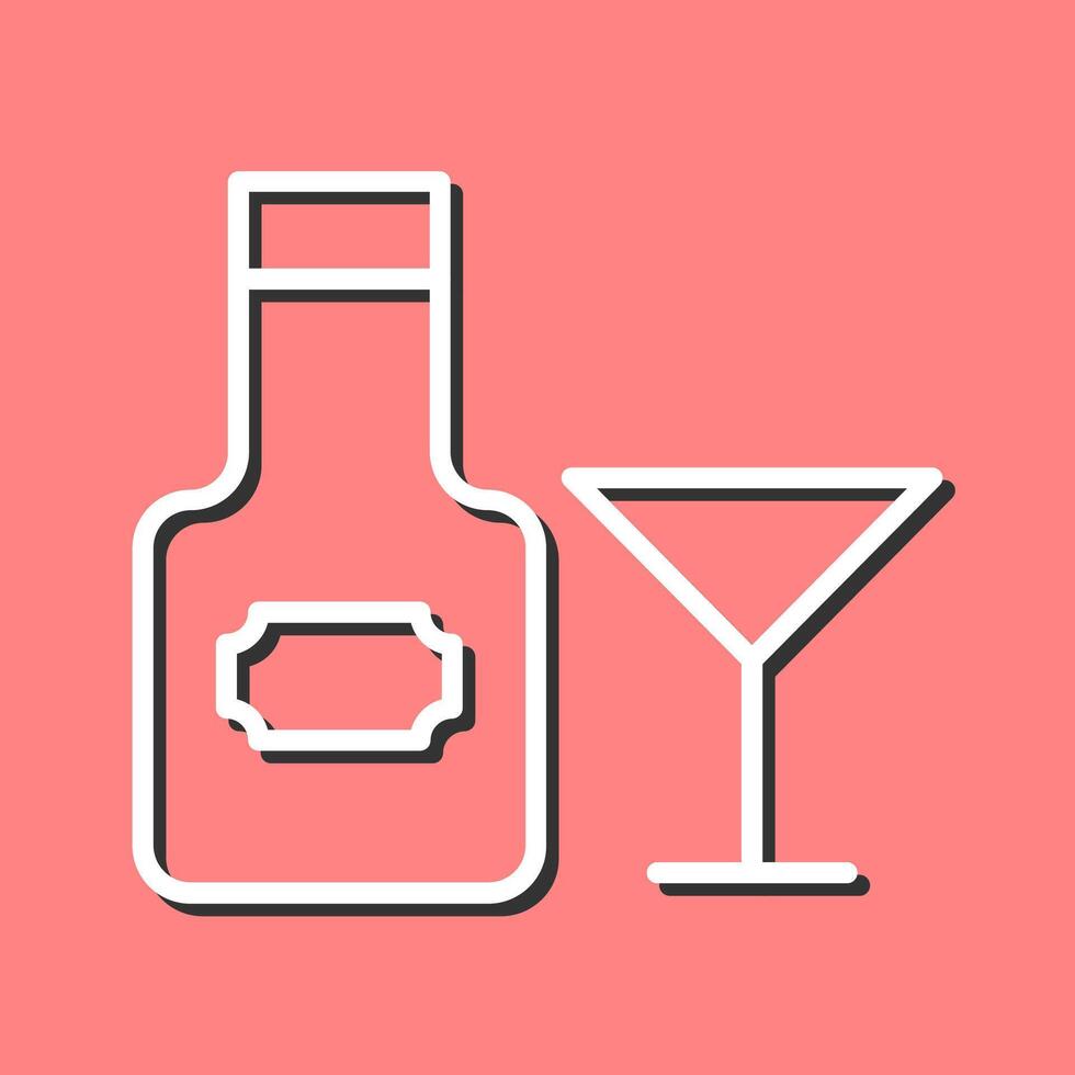 icono de vector de vino