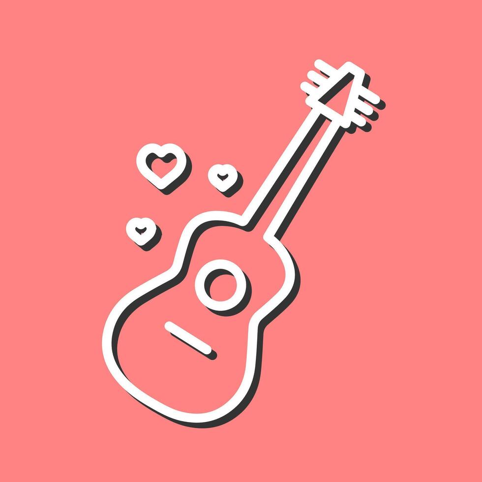 icono de vector de guitarra