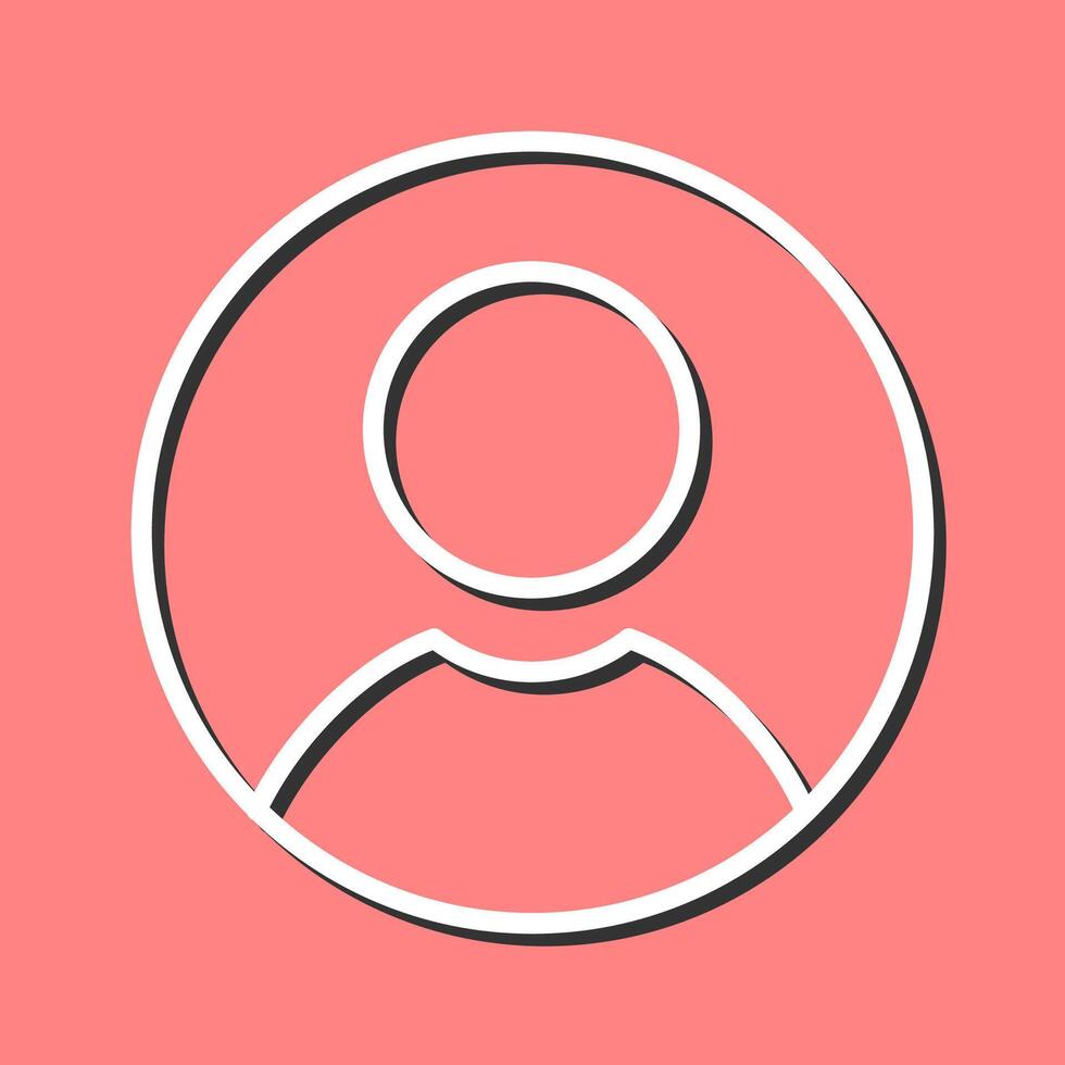 Male Profile Vector Icon