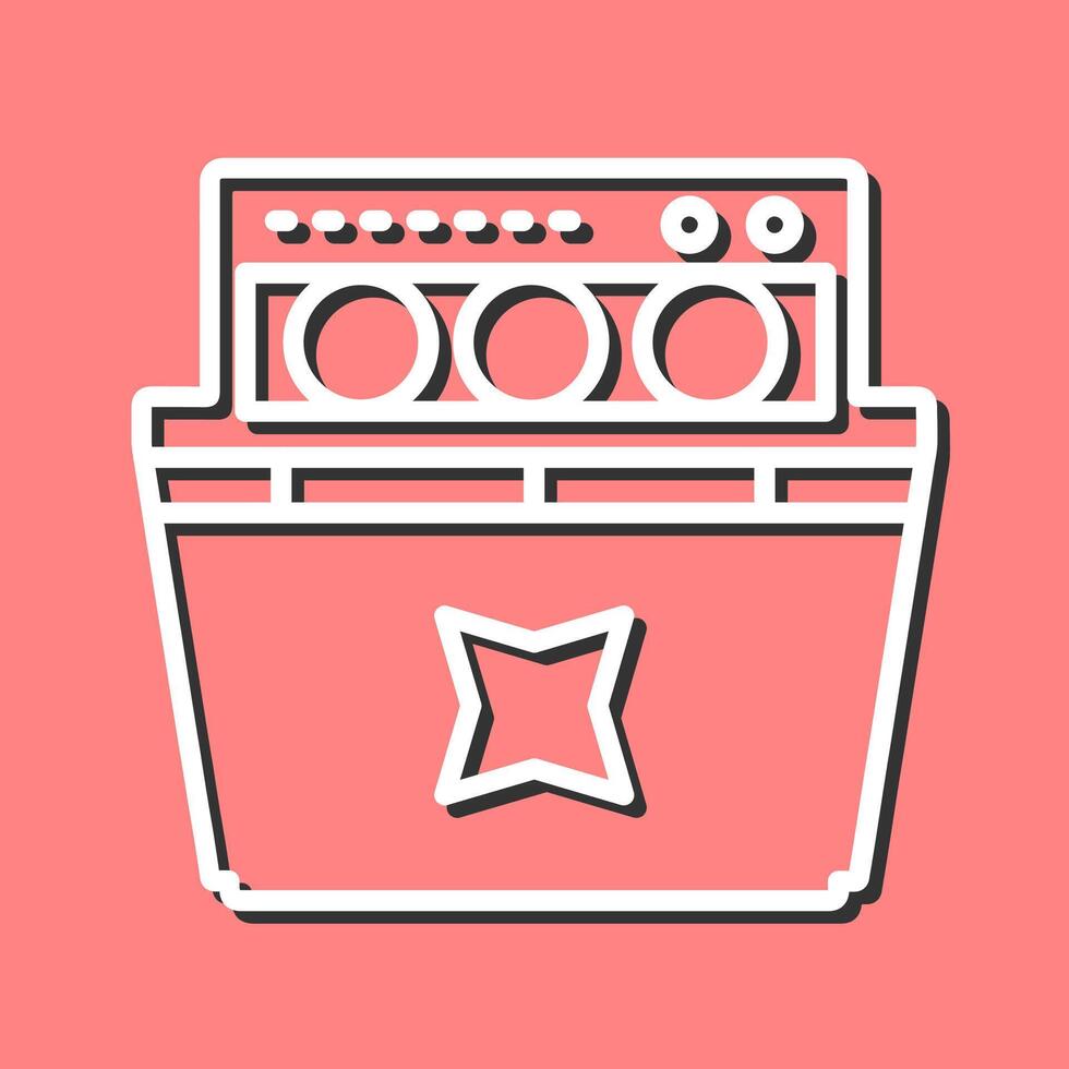 Dishwasher Vector Icon