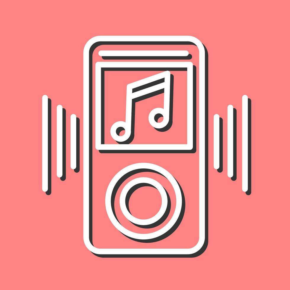 icono de vector de mp3