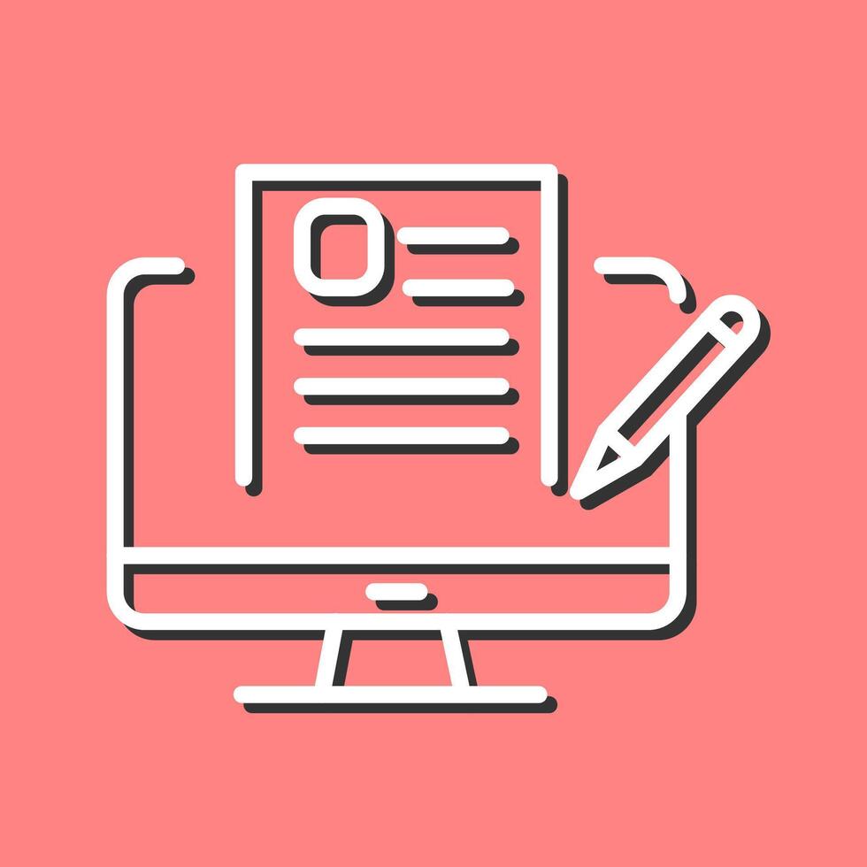 Blog Vector Icon
