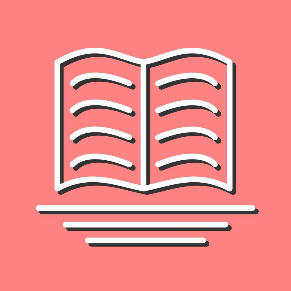 icono de vector de libro