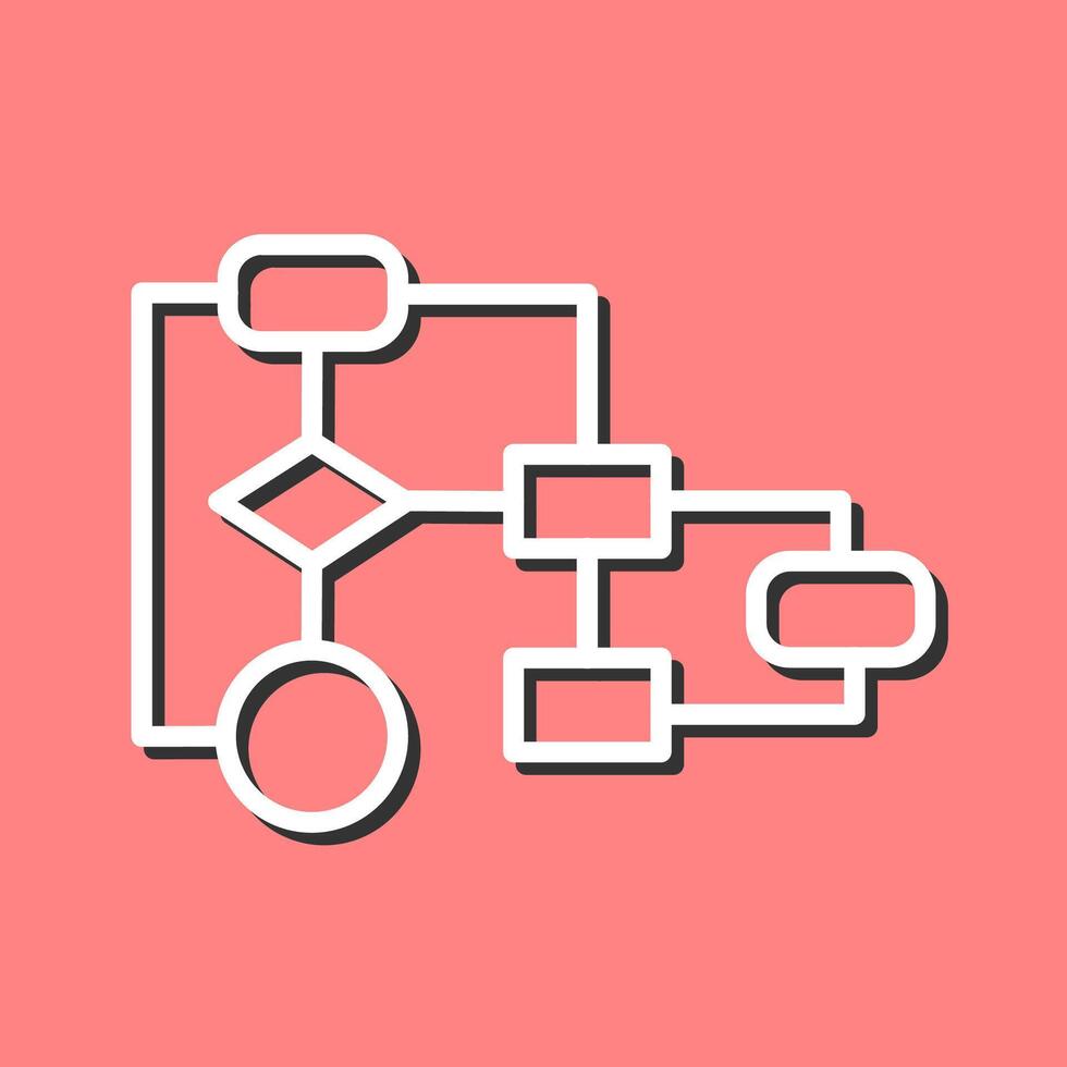 Flowchart Vector Icon