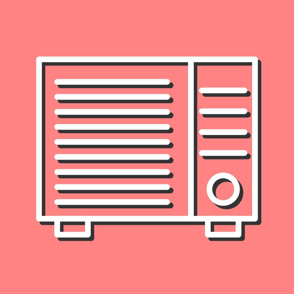 AC Window Unit Vector Icon