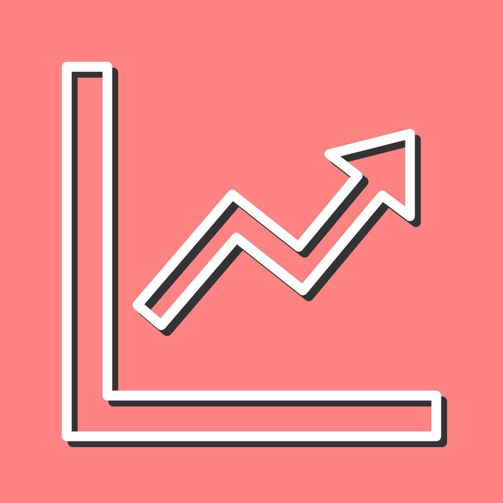Graph Up Vector Icon