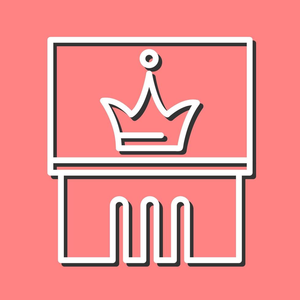 Crown Exhibit Vector Icon