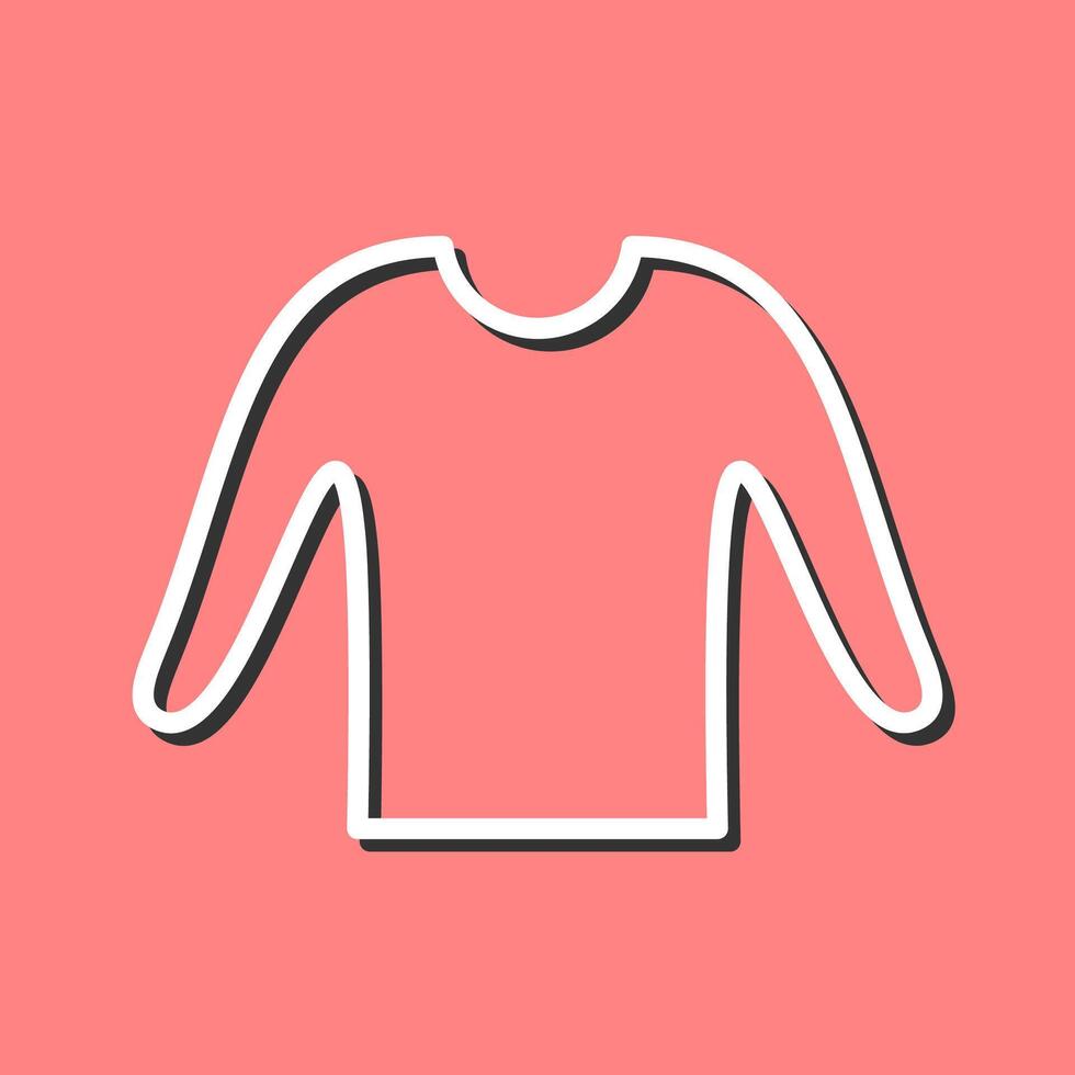 icono de vector de camisa casual