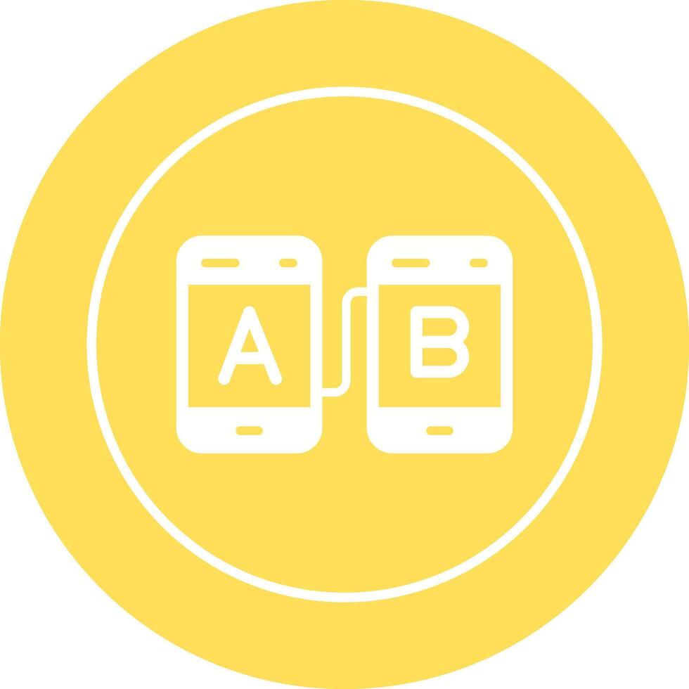 AB Testing Vector Icon