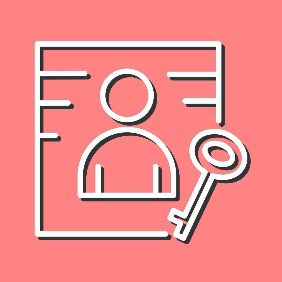 Business Key Vector Icon