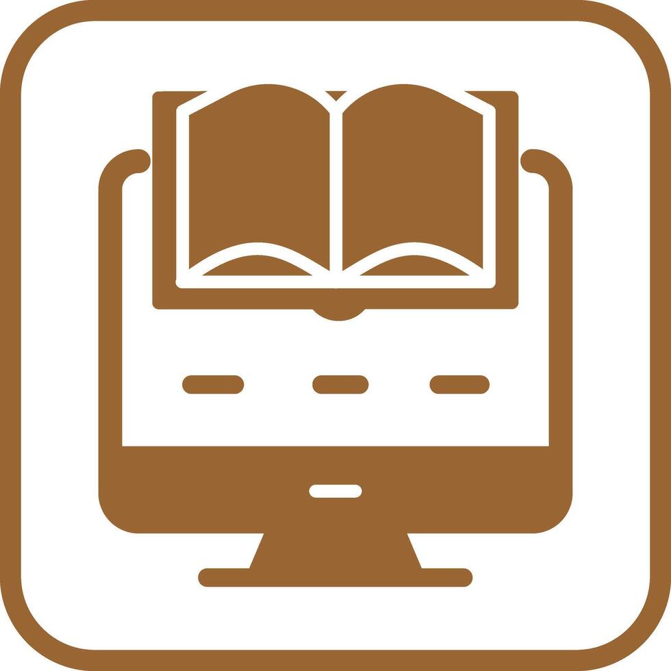 Digital Learning Vector Icon
