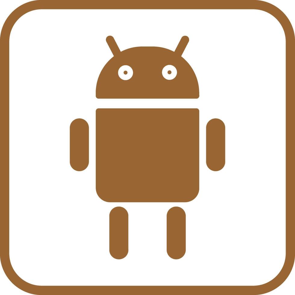 icono de vector de Android