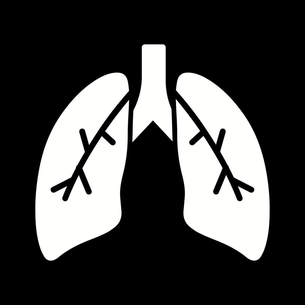 Lungs Vector Icon