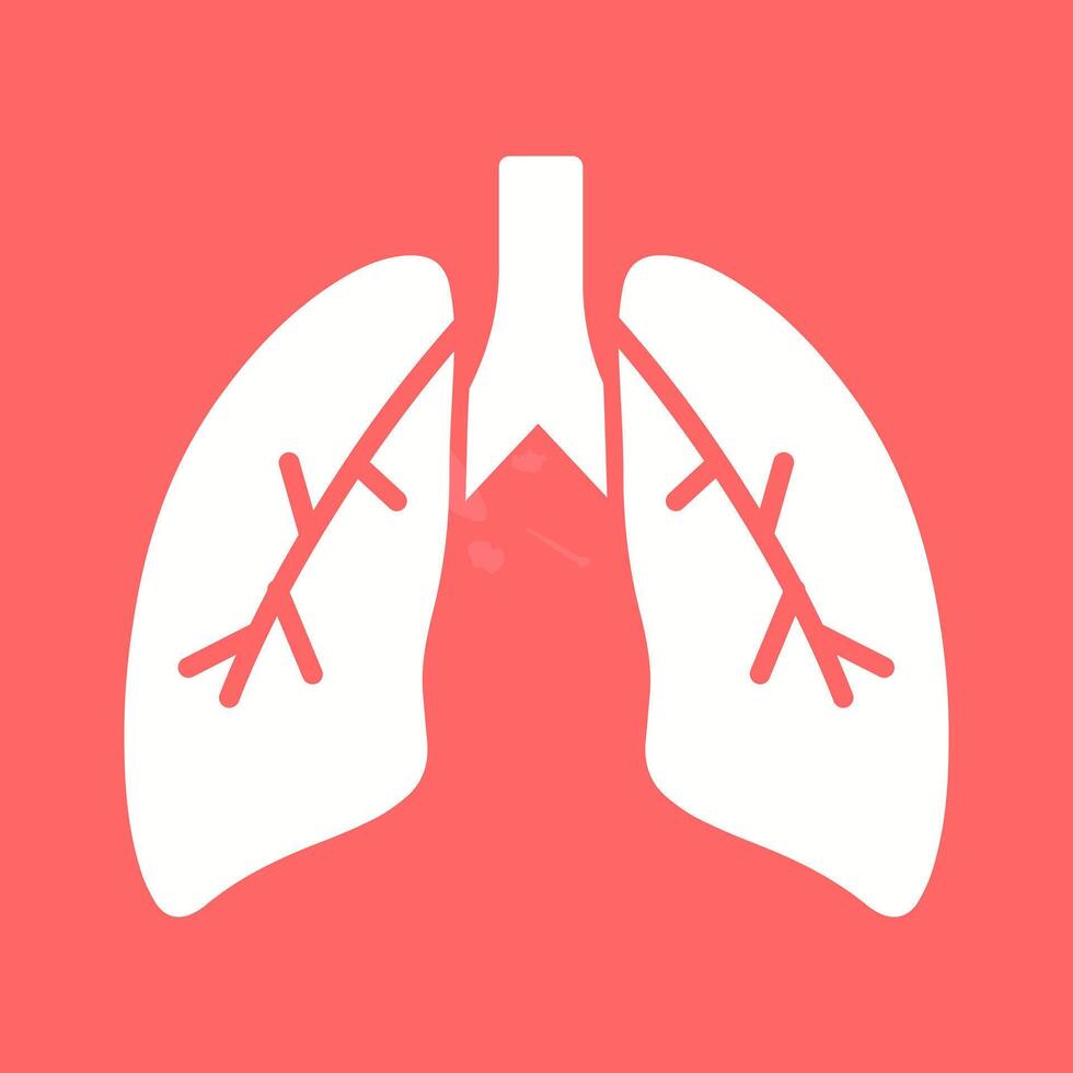 Lungs Vector Icon