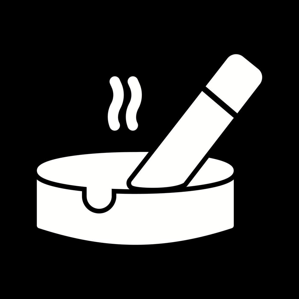 Ashtray Vector Icon