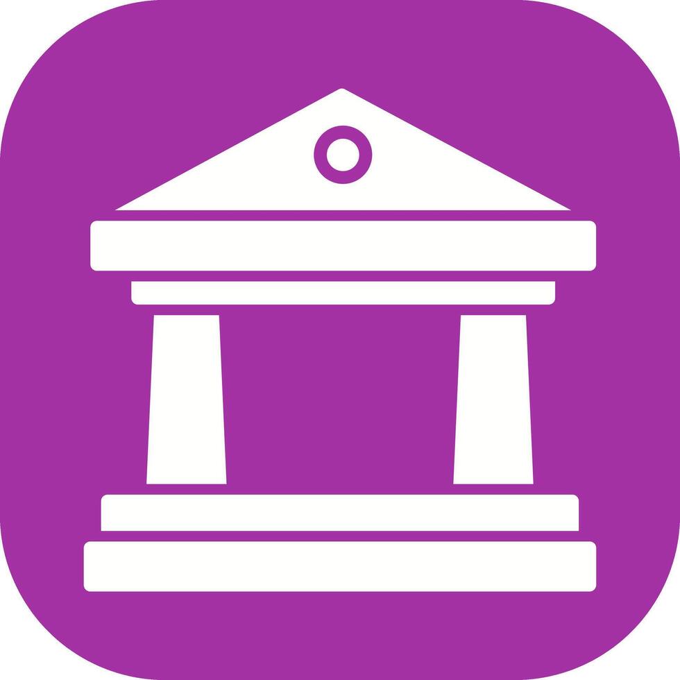 icono de vector de banco