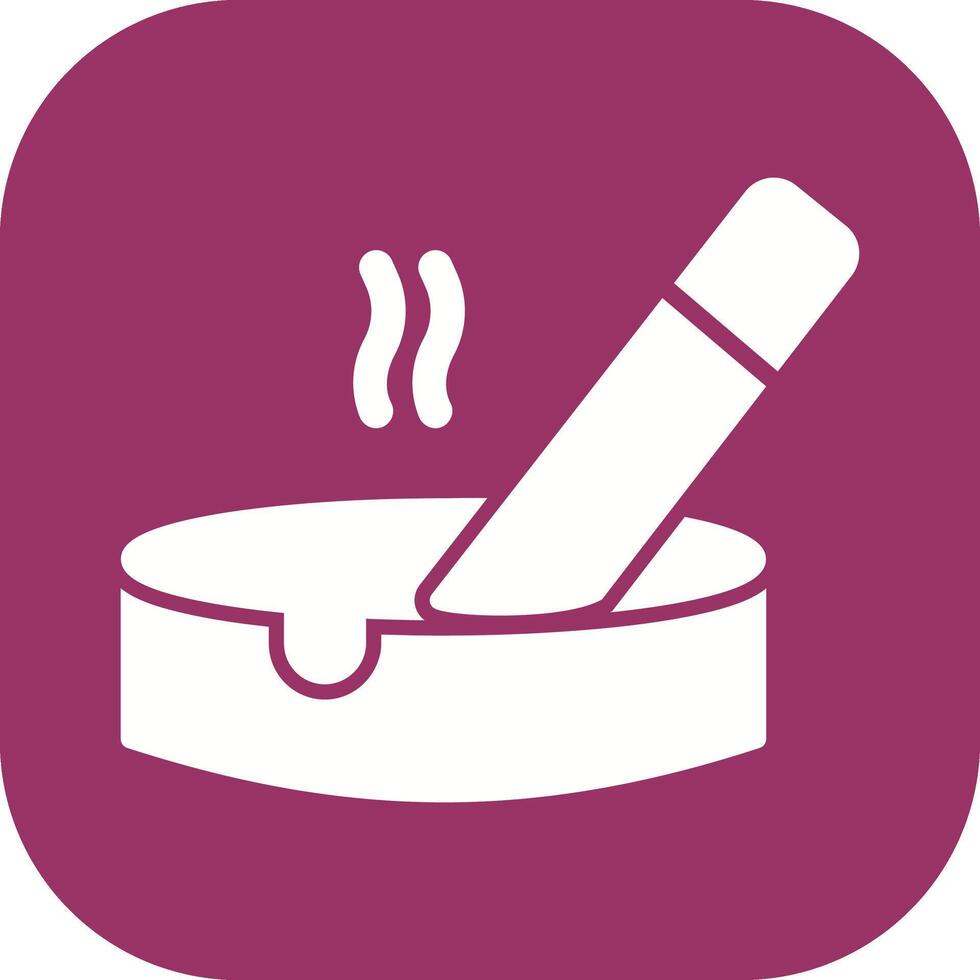 Ashtray Vector Icon