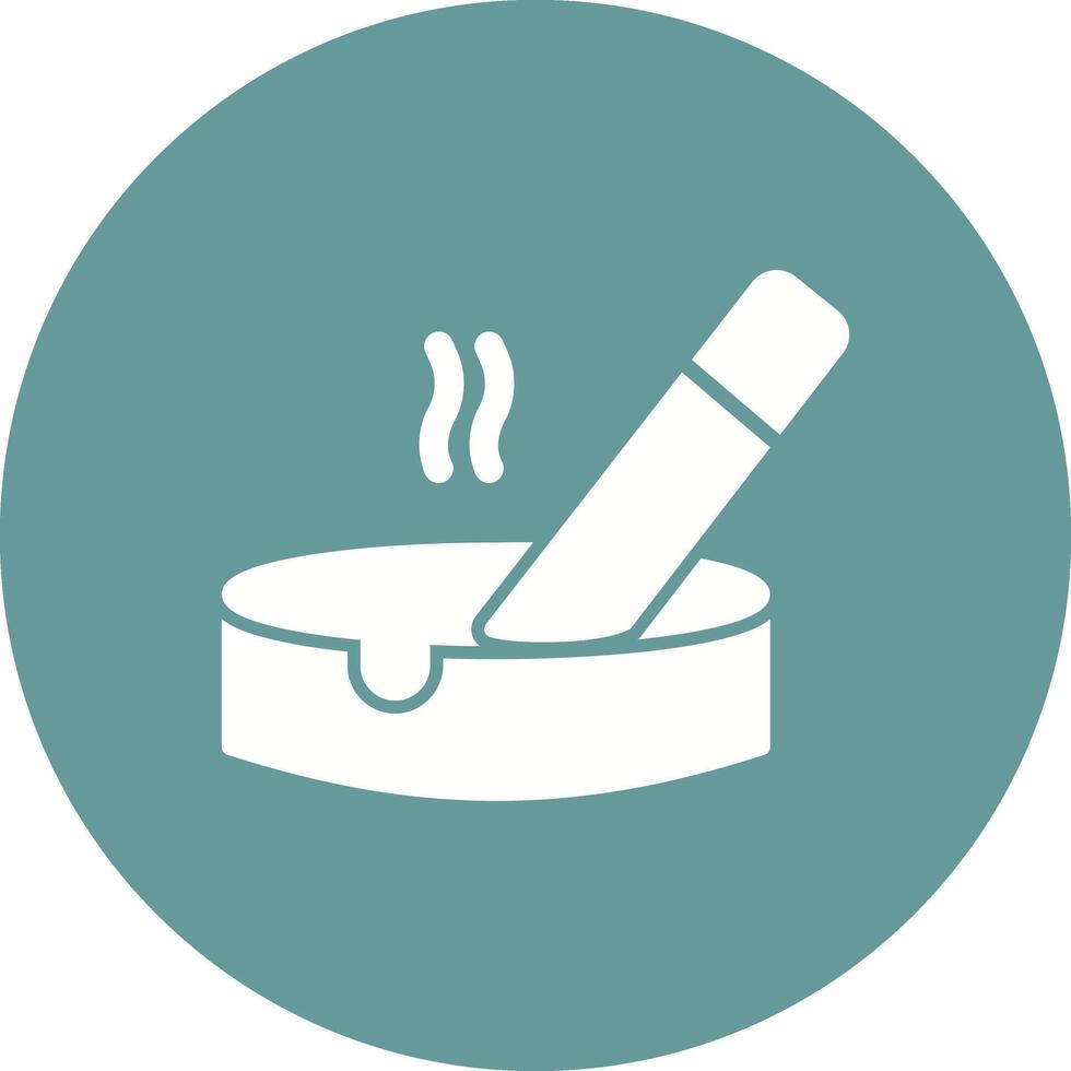 Ashtray Vector Icon