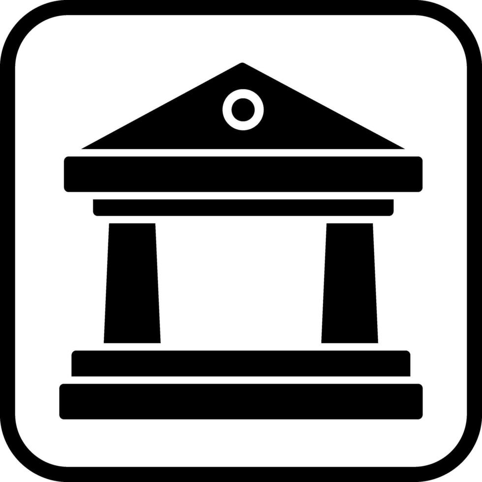 icono de vector de banco