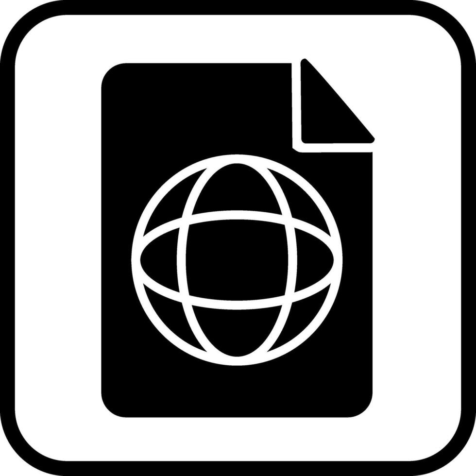 Global Profile Vector Icon